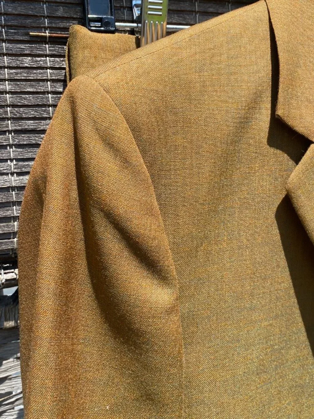 1950s (2) Two Piece Suit Gold Alexandre Two Tone England Mod Beatles Vintage 38S